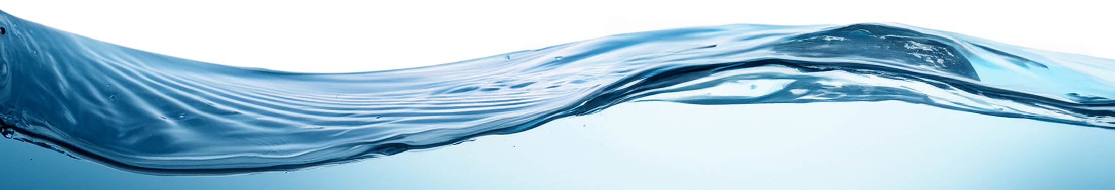 Eine Wasser-Welle die Ecco Clean Sticks auflöst